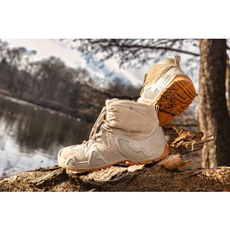 Buty outdoorowe trzewiki trekkingowe beżowe Lahti Pro L30126 - 8